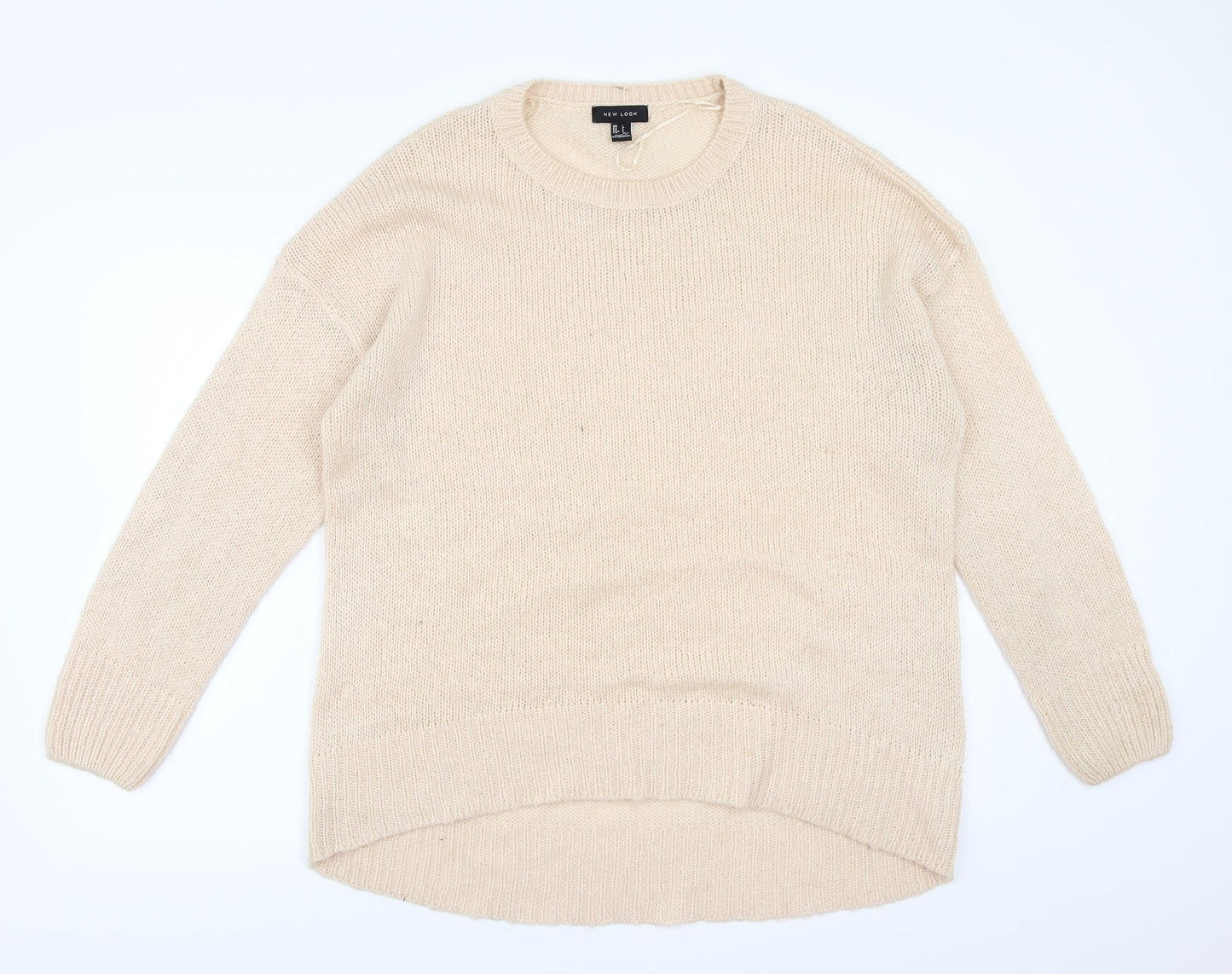 New Look Womens Pink  Knit Pullover Jumper Size L