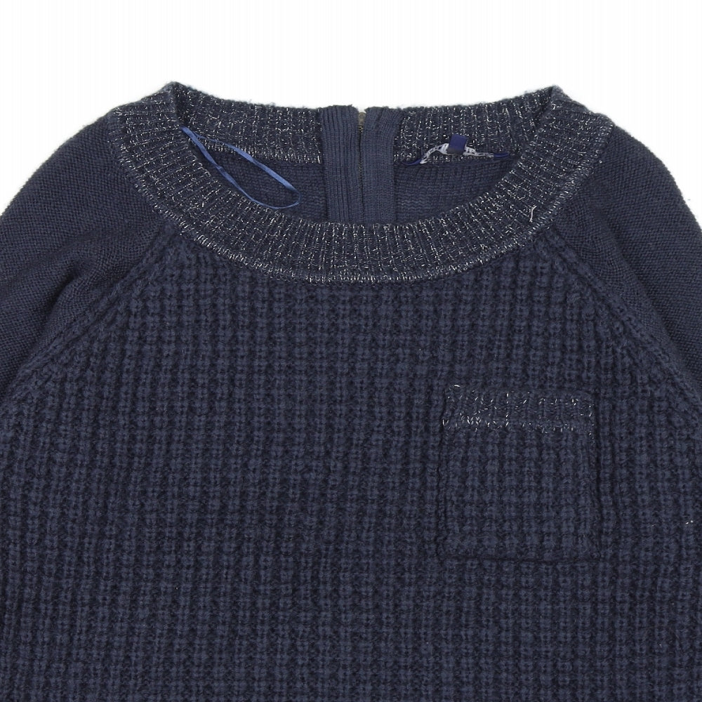 Store Twenty One Womens Blue  Knit Pullover Jumper Size M