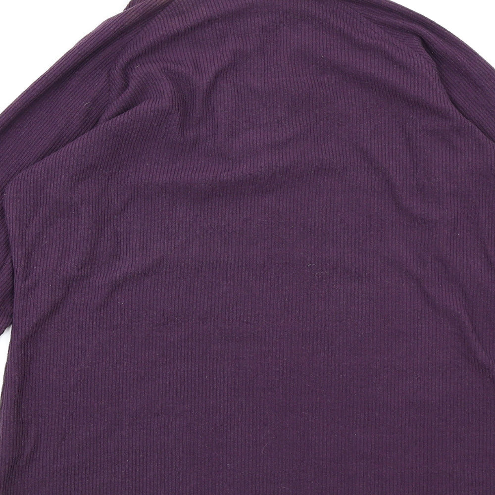 Mountain Life Womens Purple  Fleece Jacket  Size 10