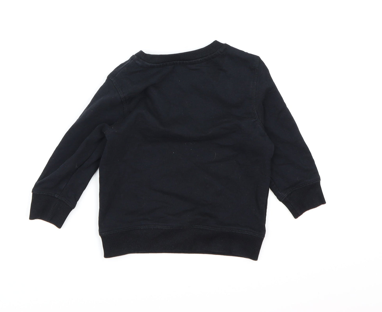 George Boys Black  Jersey Pullover Jumper Size 18-24 Months