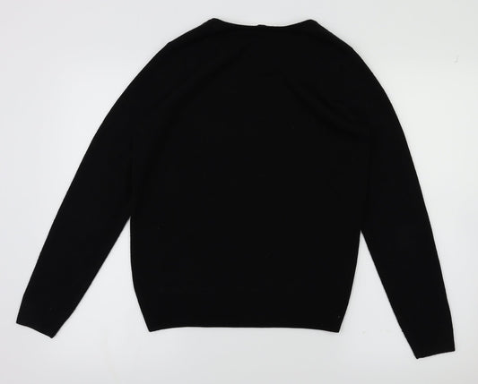 Love knitwear Womens Black   Pullover Jumper Size 10