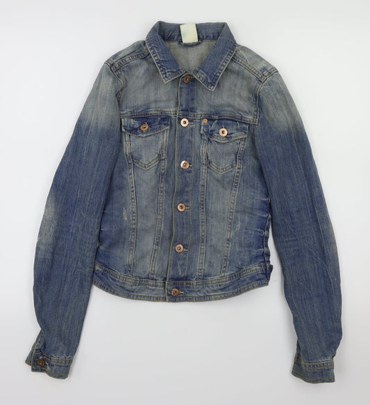 H&M Womens Blue   Jacket  Size 4