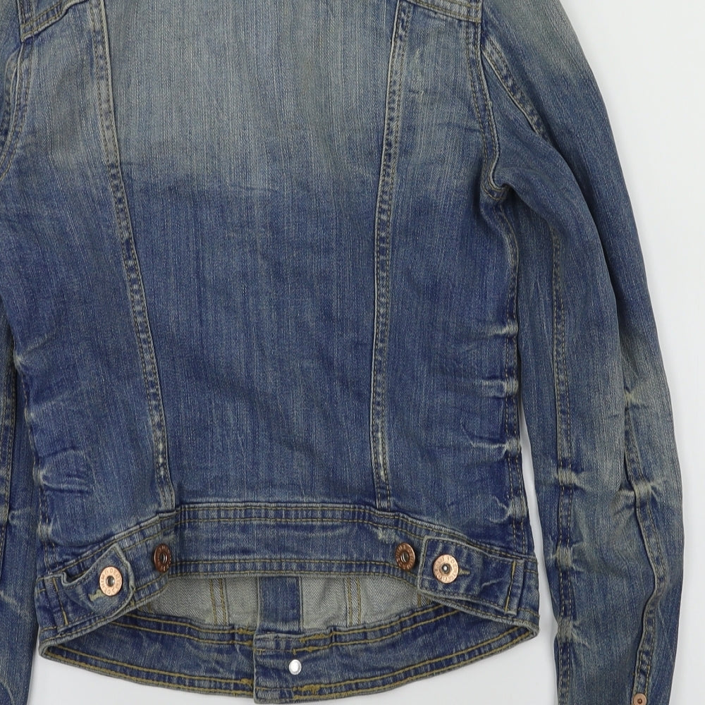 H&M Womens Blue   Jacket  Size 4