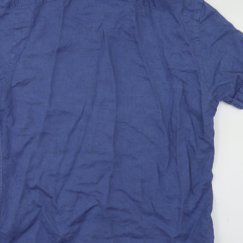zara man Mens Blue    T-Shirt Size L