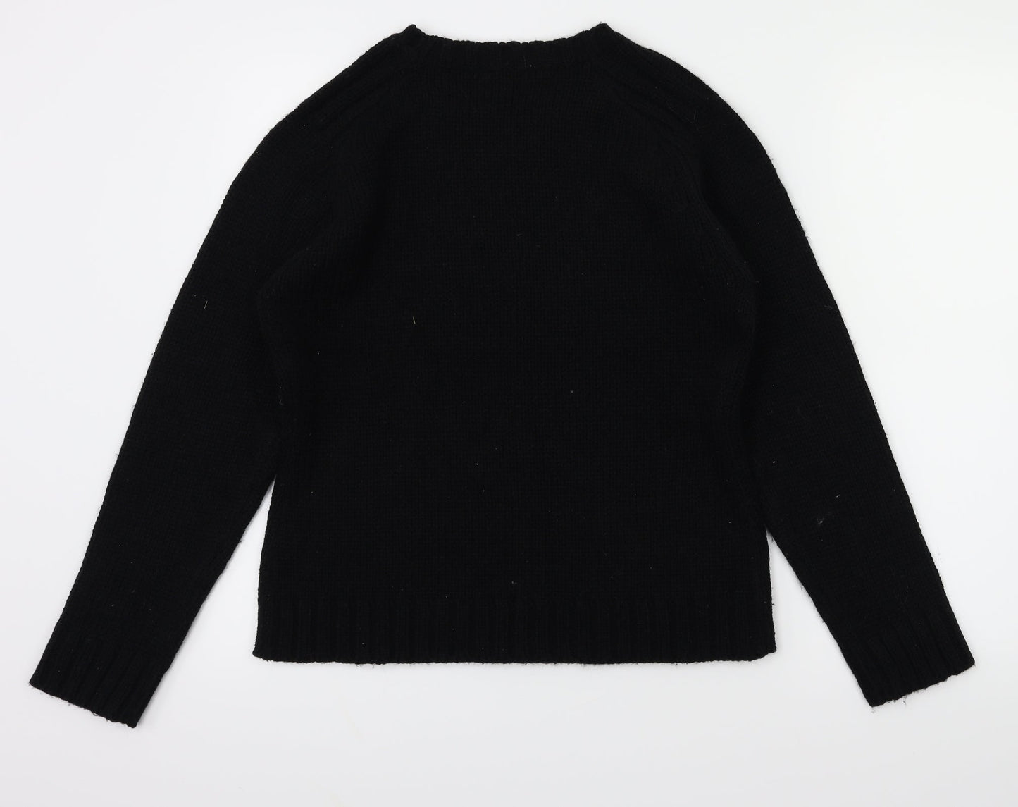 editions Womens Black   Pullover Sweatshirt Size M
