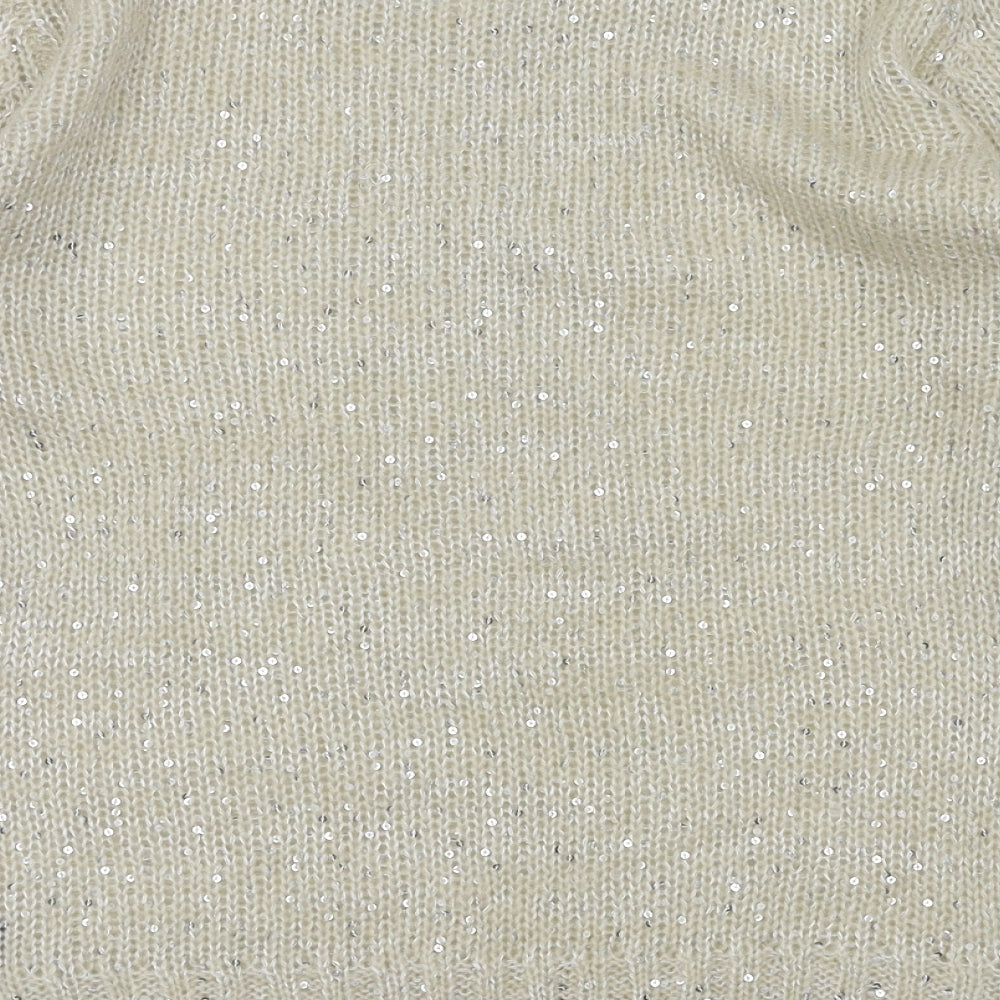 M&Co Womens Ivory   Pullover Jumper Size L
