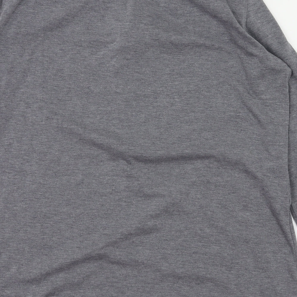 MissLook Womens Grey   Full Zip Jumper Size S