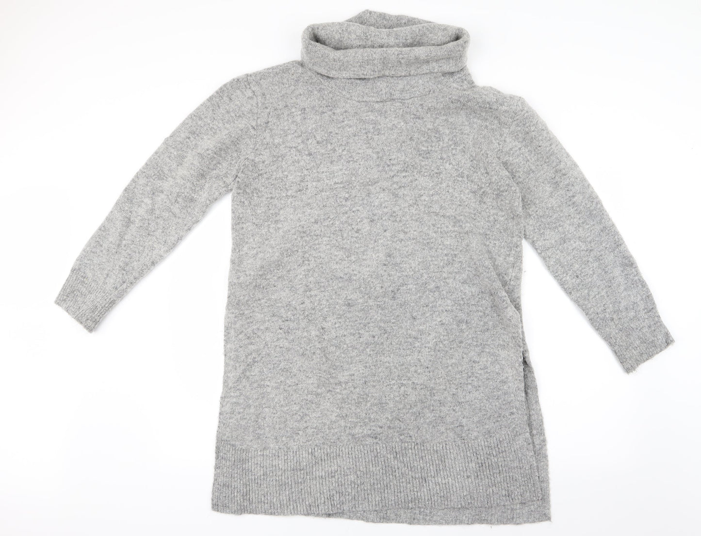 Wallis Womens Grey  Knit Pullover Jumper Size M