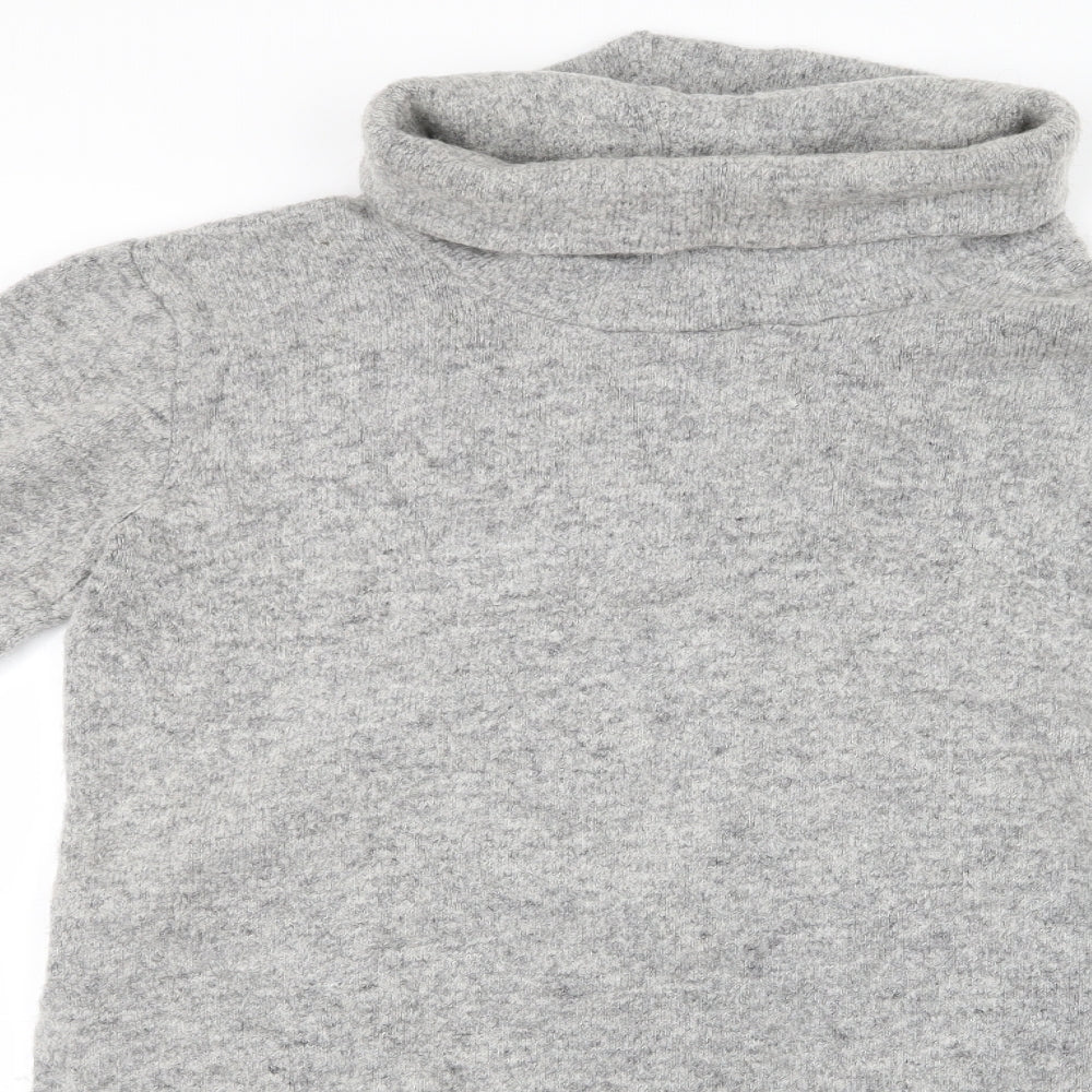 Wallis Womens Grey  Knit Pullover Jumper Size M