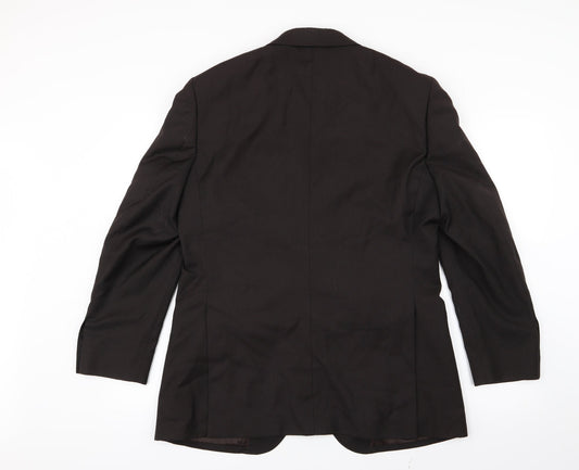 Jones Mens Black   Jacket Suit Jacket Size 38
