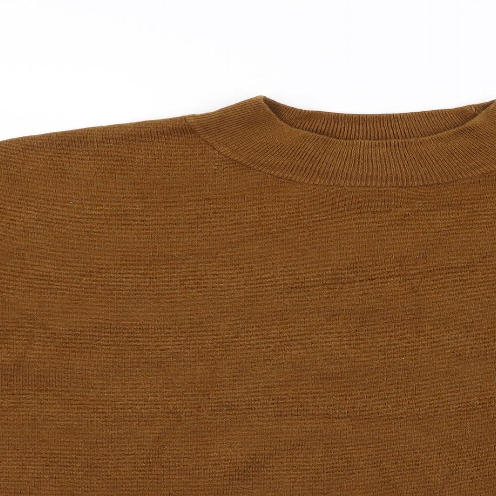 H&M Womens Brown  Knit Pullover Jumper Size M