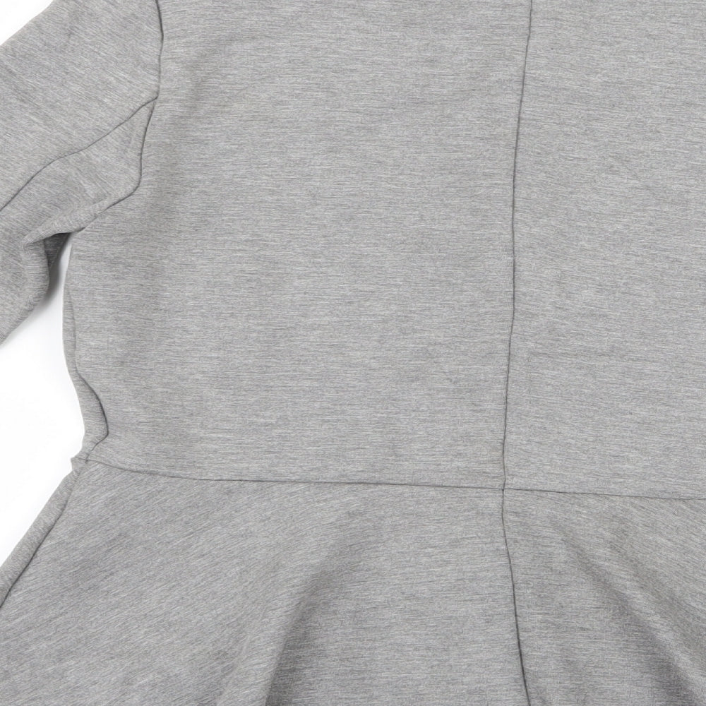Topshop Womens Grey   Jacket  Size 10