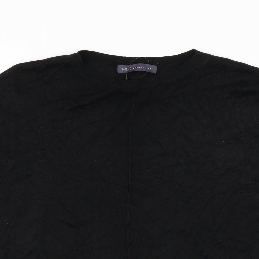 Marks and Spencer Womens Black   Pullover Jumper Size M