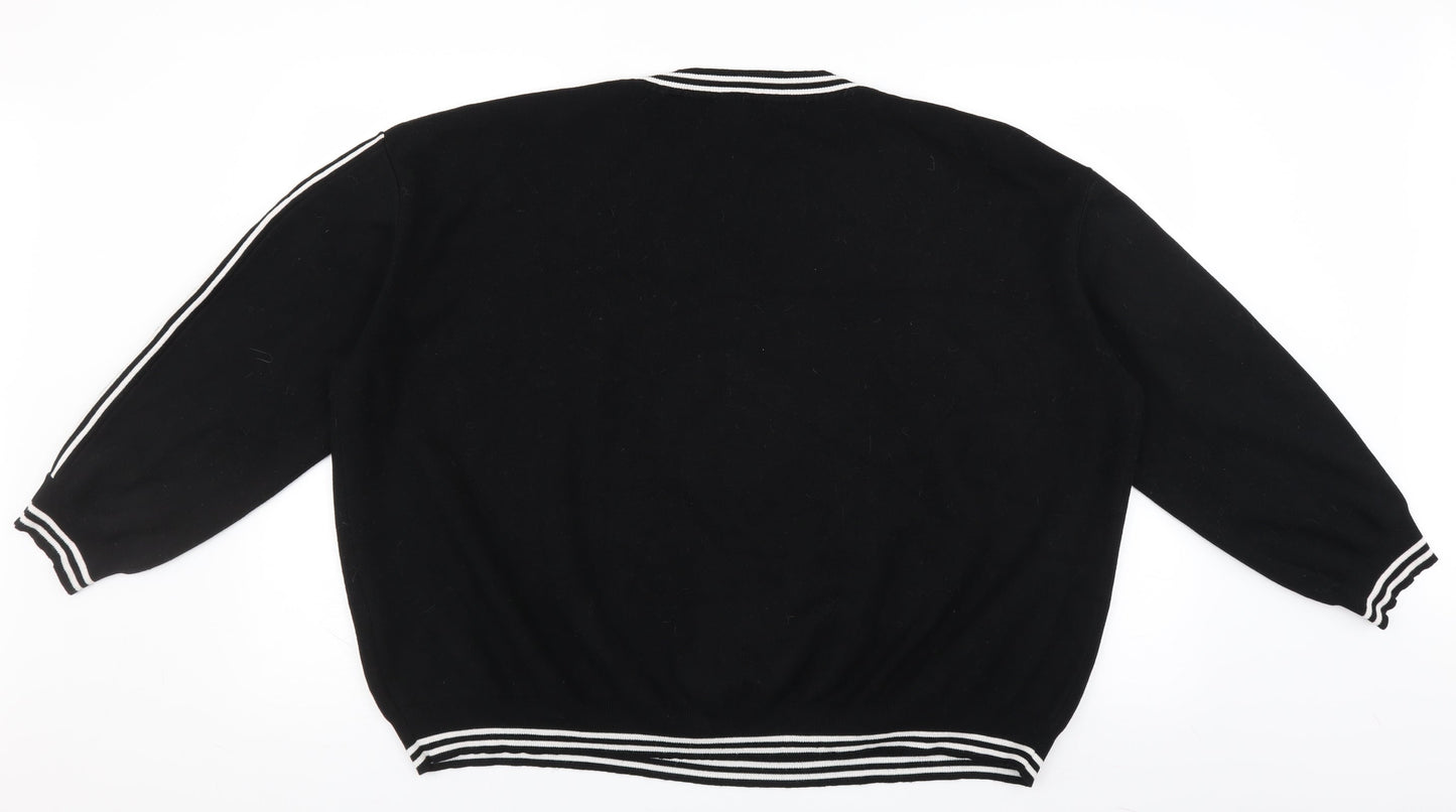 New Look Womens Black   Pullover Jumper Size L