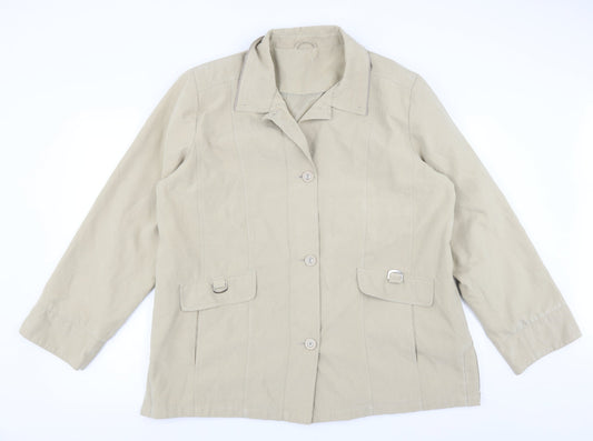 Preworn Womens Beige   Jacket  Size 20