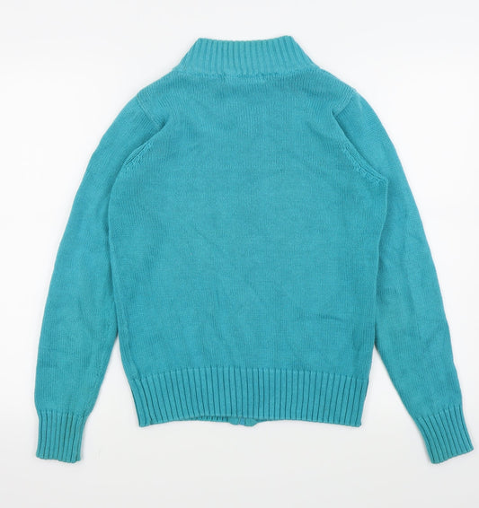 EWM Womens Blue   Full Zip Jumper Size 10