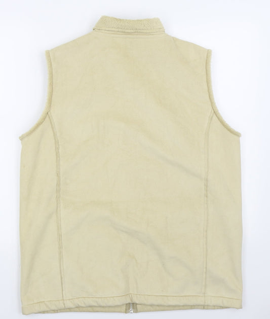Alice Collins Womens Beige   Gilet Coat Size 16