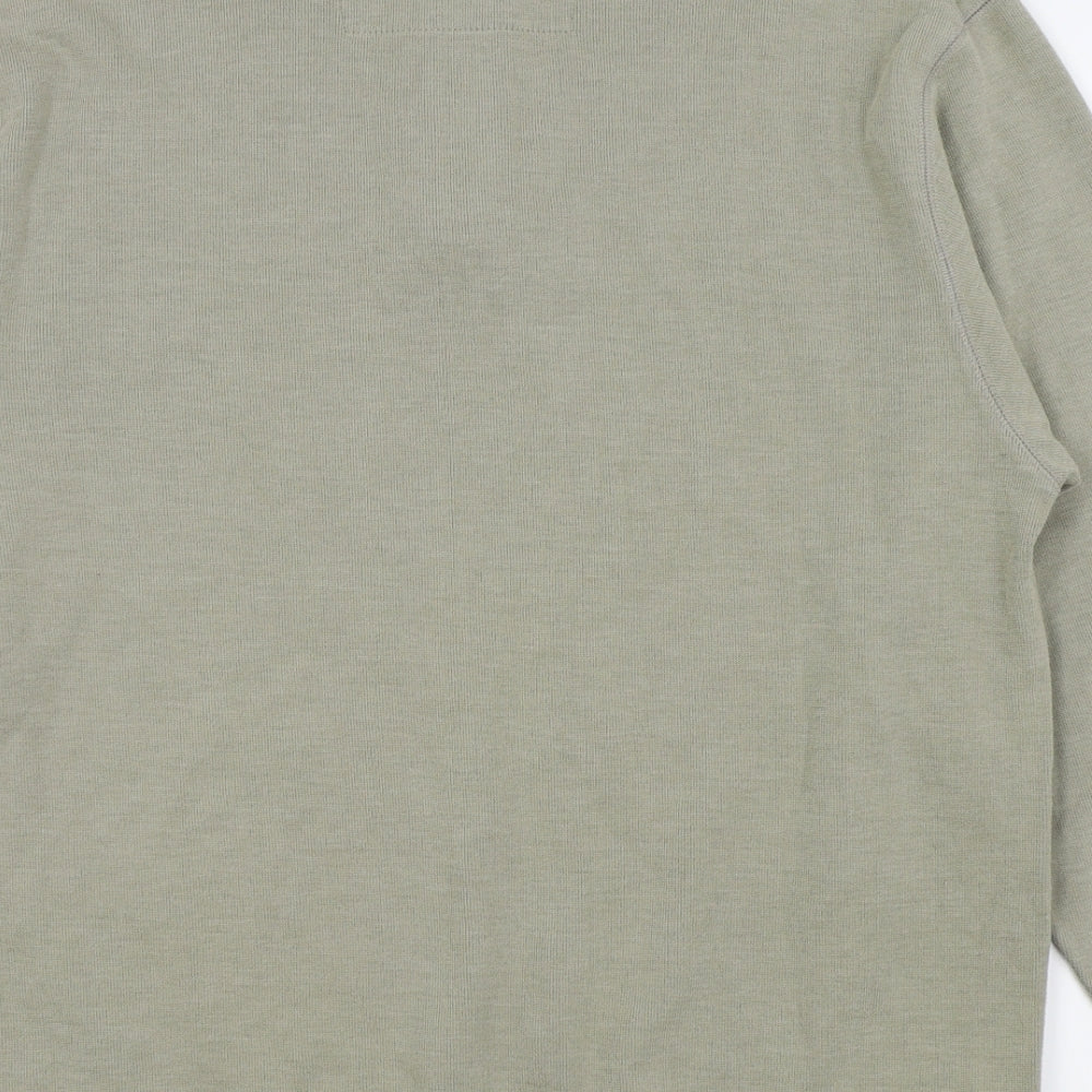 Blue Harbour Mens Green   Pullover Jumper Size M