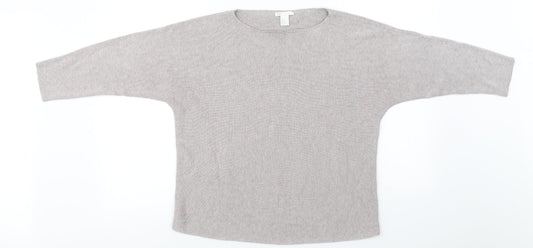 H&M Womens Grey   Pullover Jumper Size M