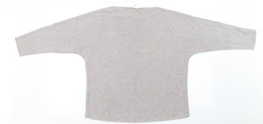 H&M Womens Grey   Pullover Jumper Size M