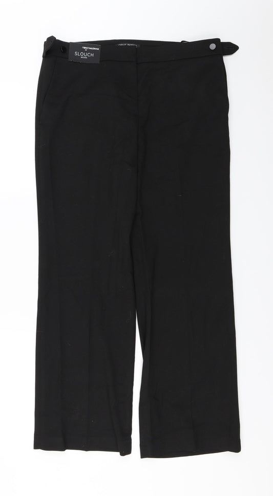 NEXT Womens Black   Trousers  Size 10 L26 in