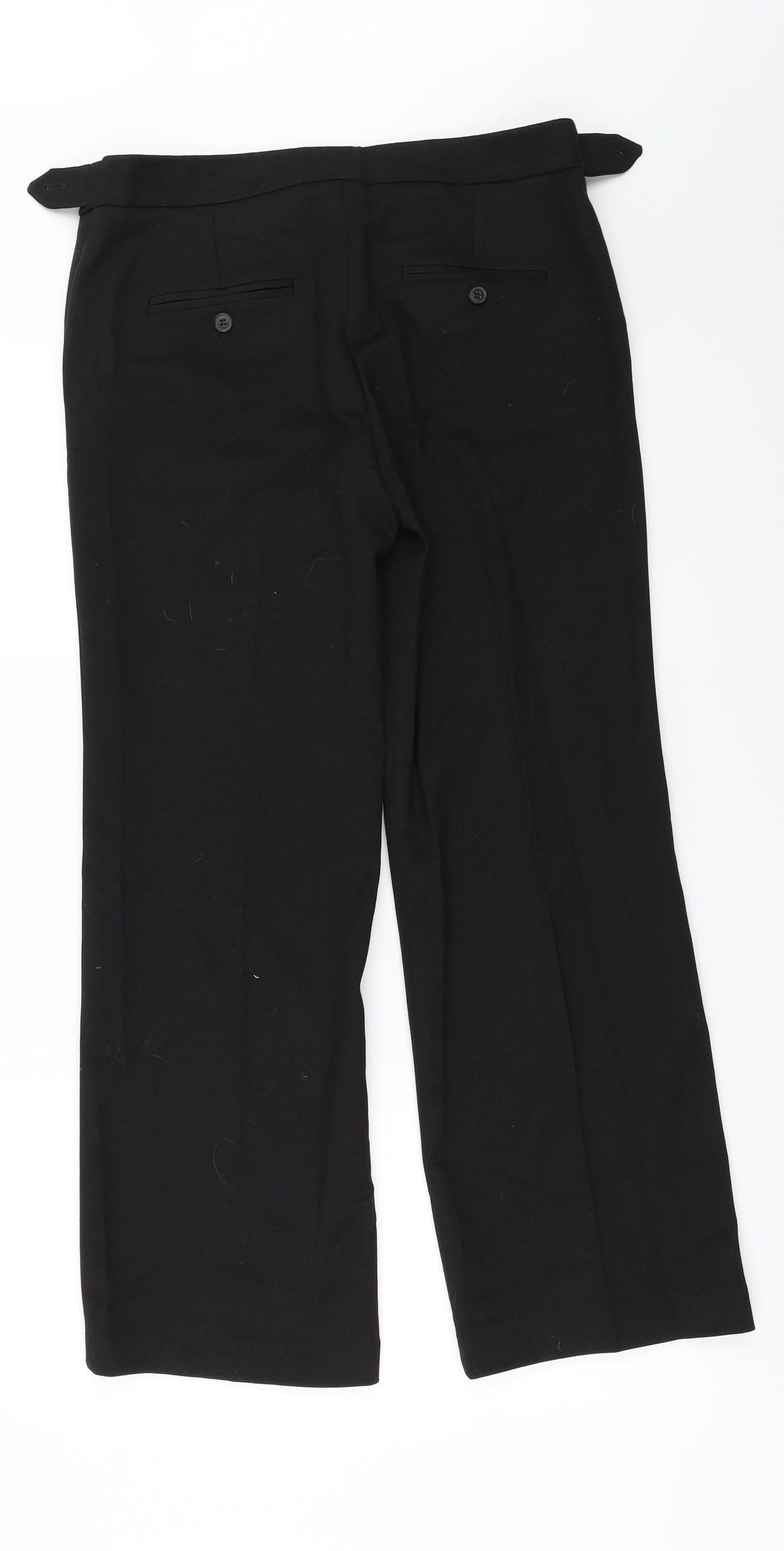 NEXT Womens Black   Trousers  Size 10 L26 in