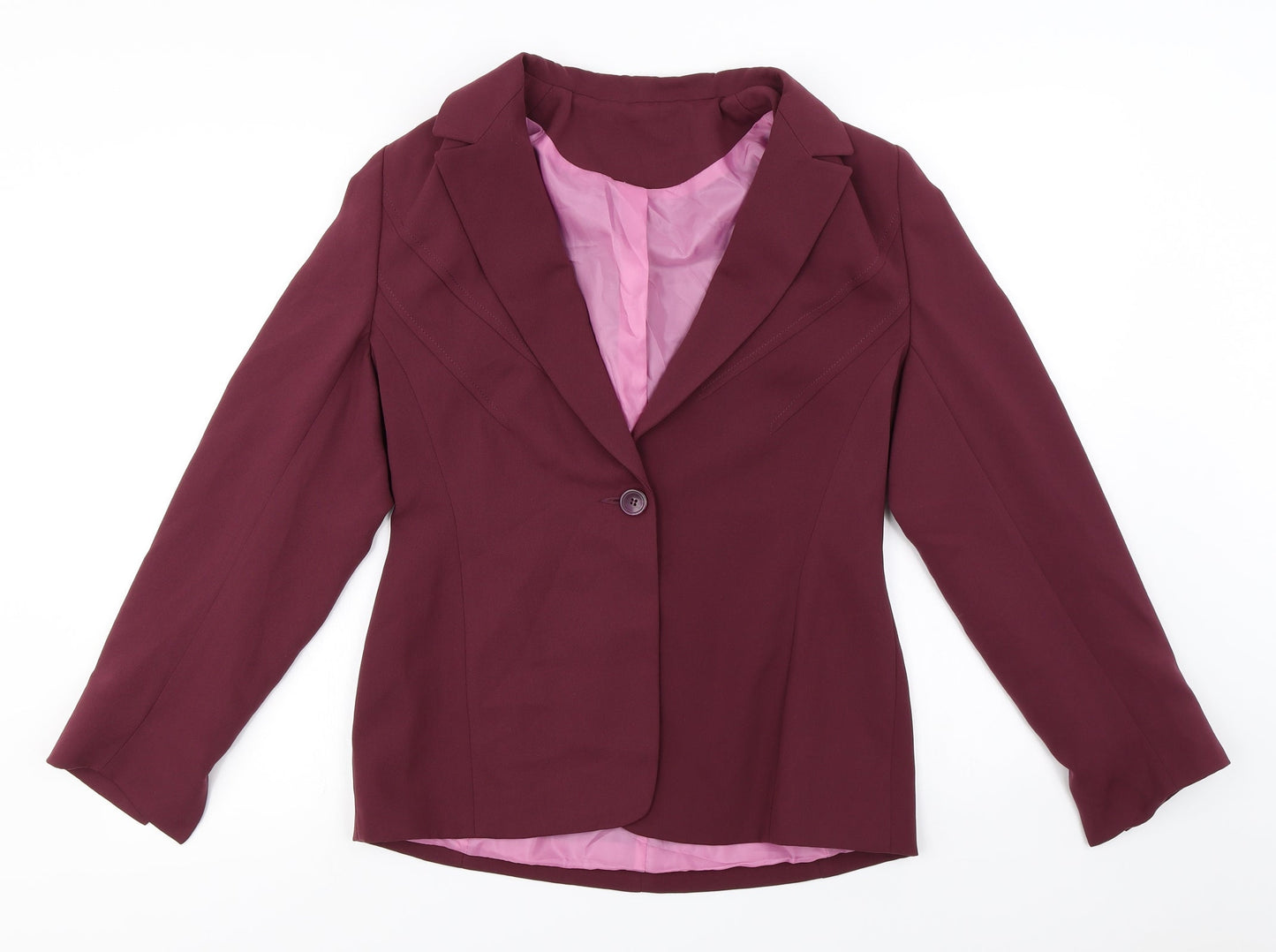 NL Collection  Womens Purple   Jacket Blazer Size 12