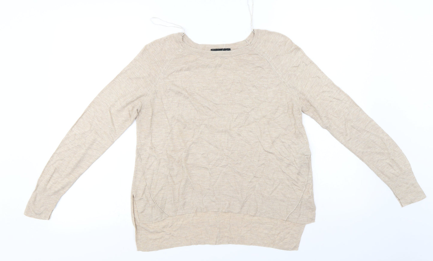 Zara Womens Beige   Pullover Jumper Size S