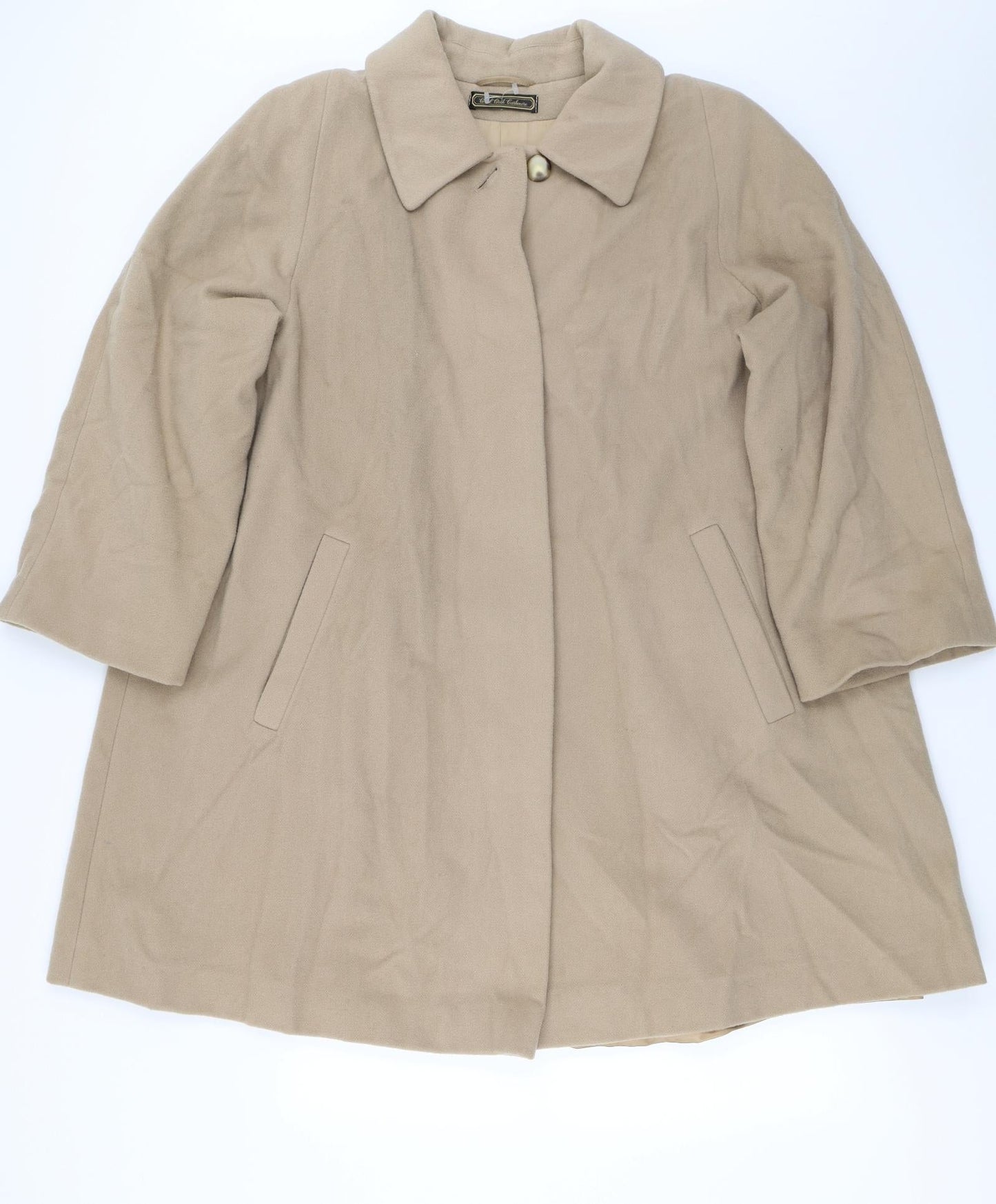 st michael   Womens Beige   Jacket Coat Size 14