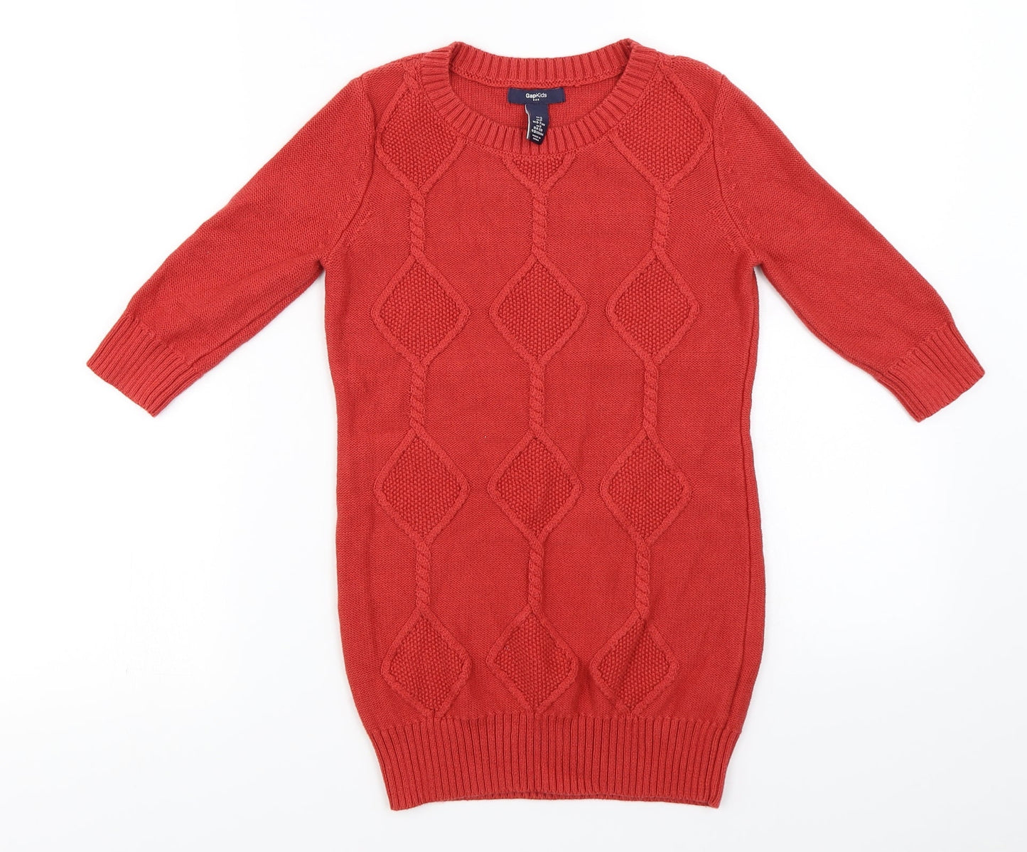 Gap  Girls Red   Pullover Jumper Size 5-6 Years
