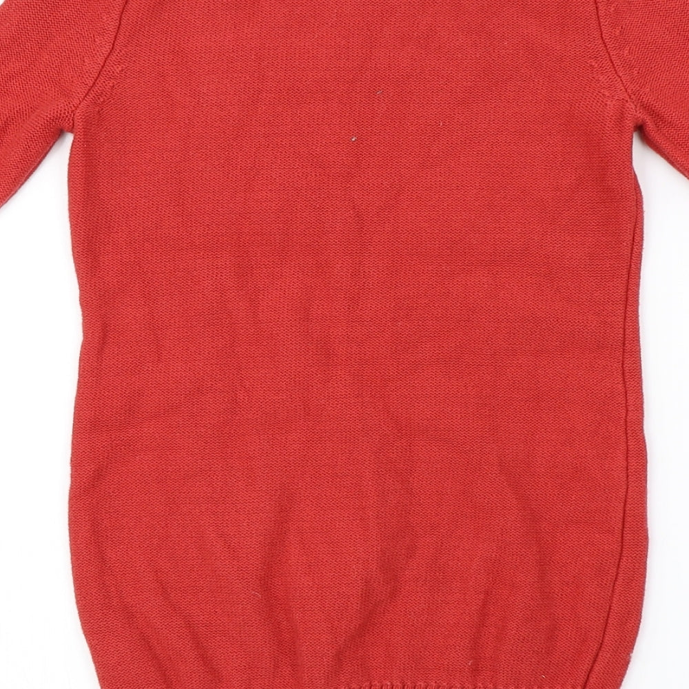 Gap  Girls Red   Pullover Jumper Size 5-6 Years