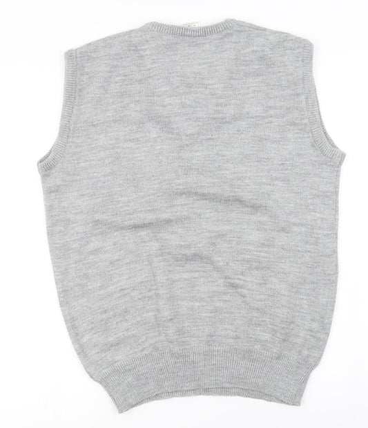 Preworn Mens Grey   Vest Jumper Size M