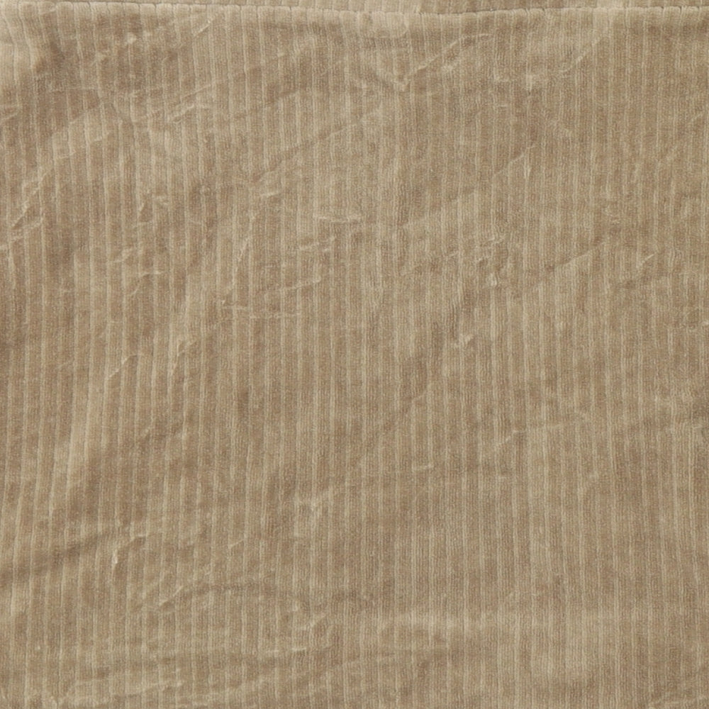 Brand and care label for Monki women’s beige a-line skirt, size S