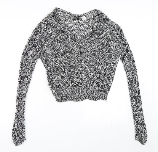 H&M Womens Black   Pullover Jumper Size 34