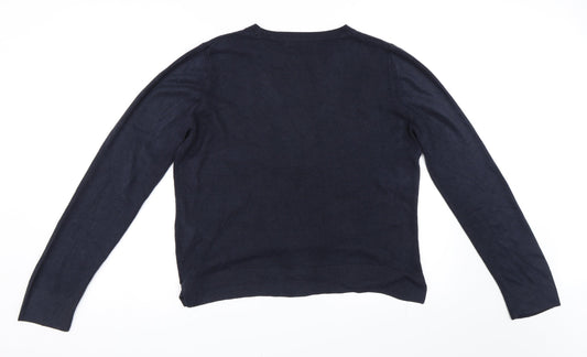 Marks and Spencer Womens Blue   Pullover Jumper Size 16