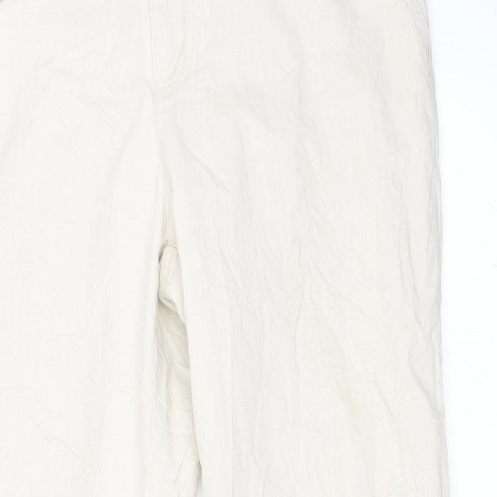 Street One Womens Beige   Chino Trousers Size 14 L27.5 in