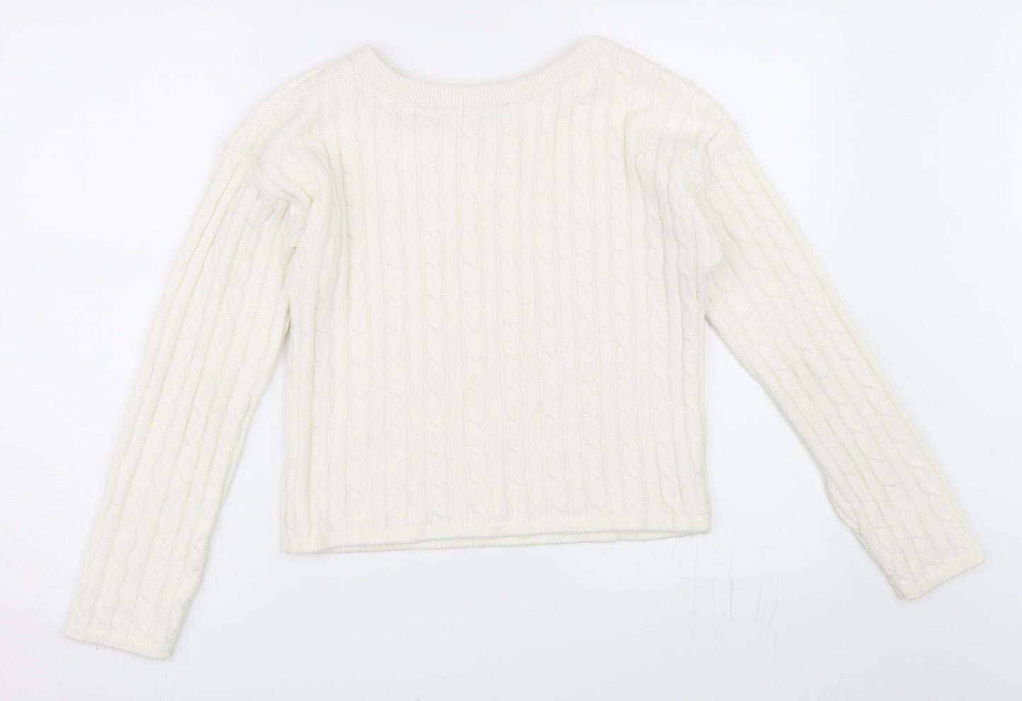 Femme Luxe Womens Ivory   Pullover Jumper Size 12