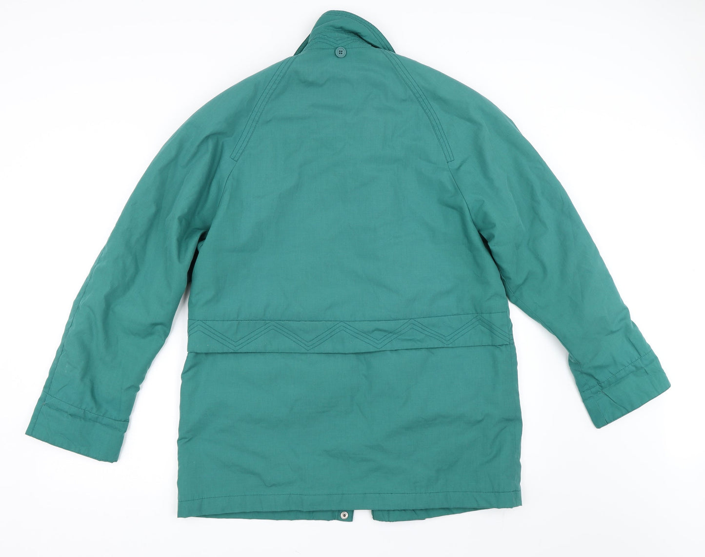 Telemac Womens Green   Quilted Coat Size M