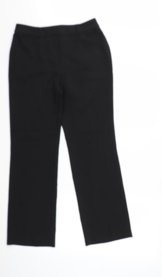 Papaya Womens Black   Trousers  Size 10 L28 in