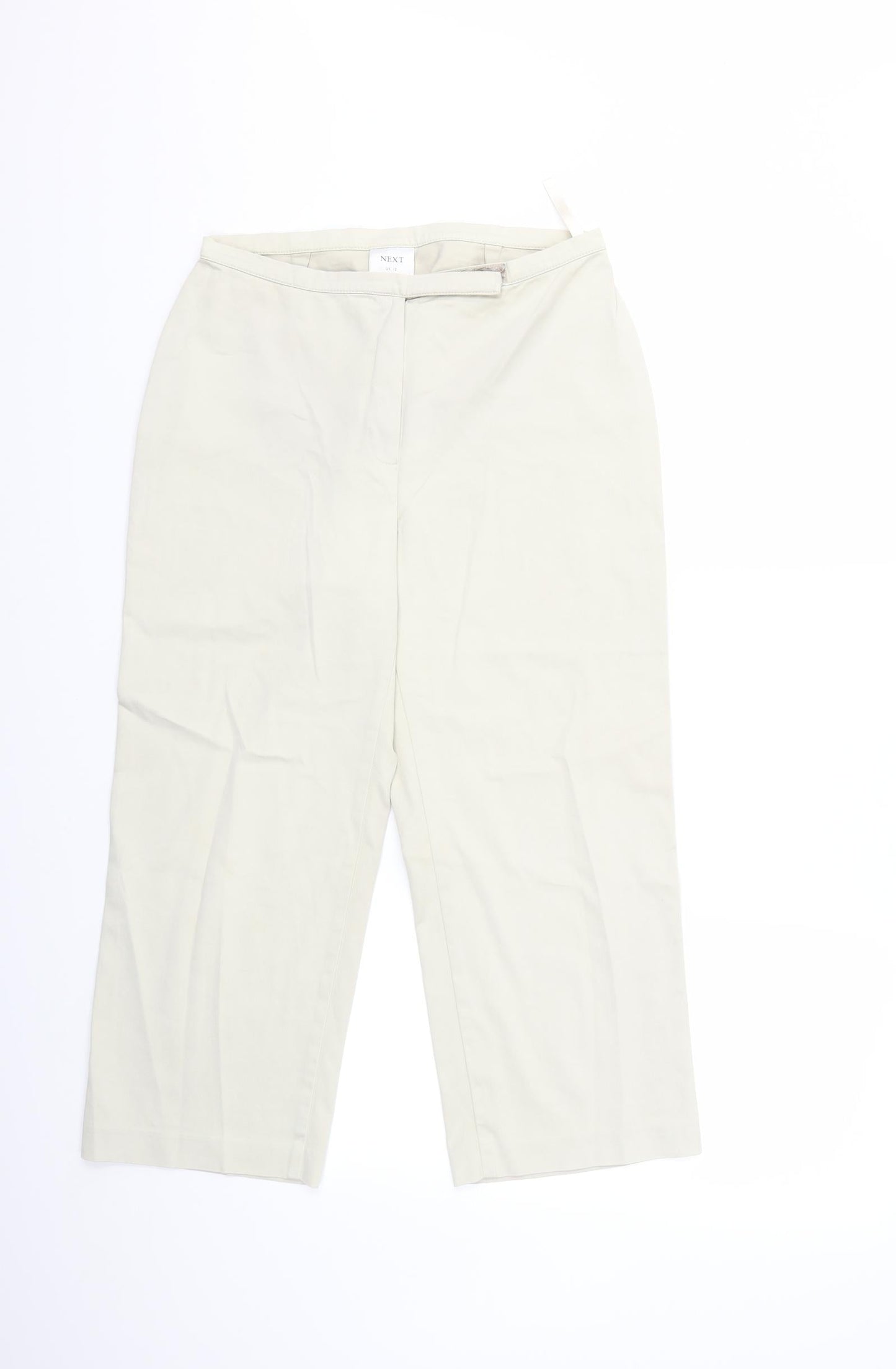 NEXT Womens Beige   Trousers  Size 12 L22 in