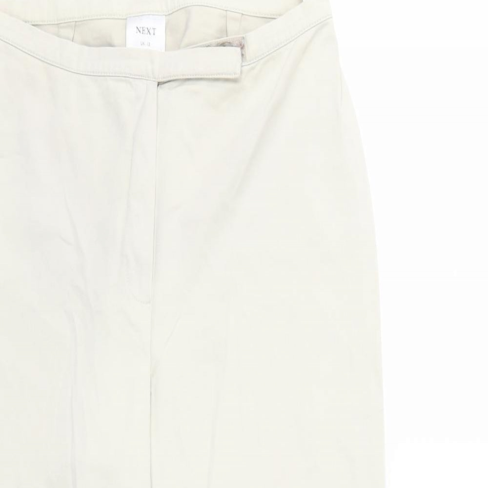 NEXT Womens Beige   Trousers  Size 12 L22 in