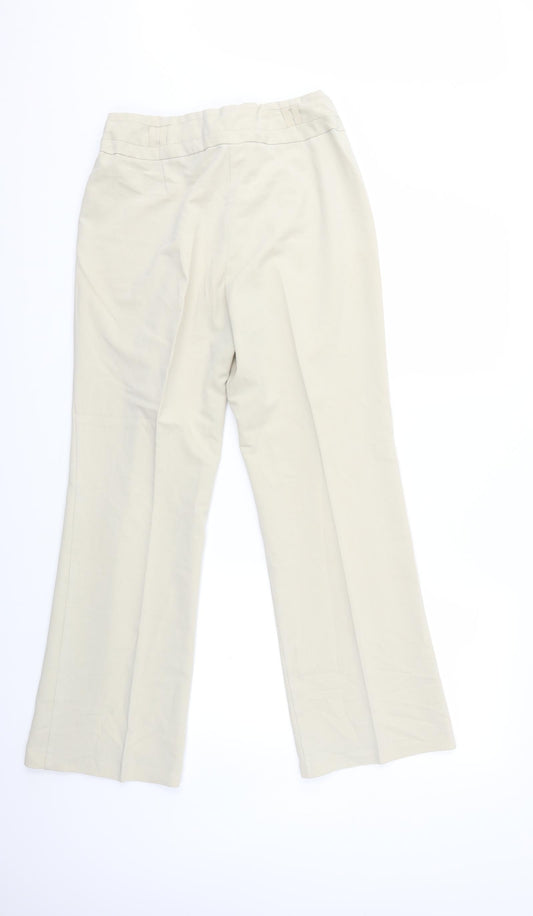 BHS Womens Beige   Trousers  Size 12 L28 in