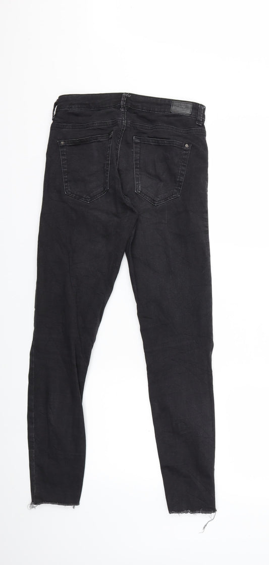 Bershka Womens Blue  Denim Skinny Jeans Size 10 L28 in