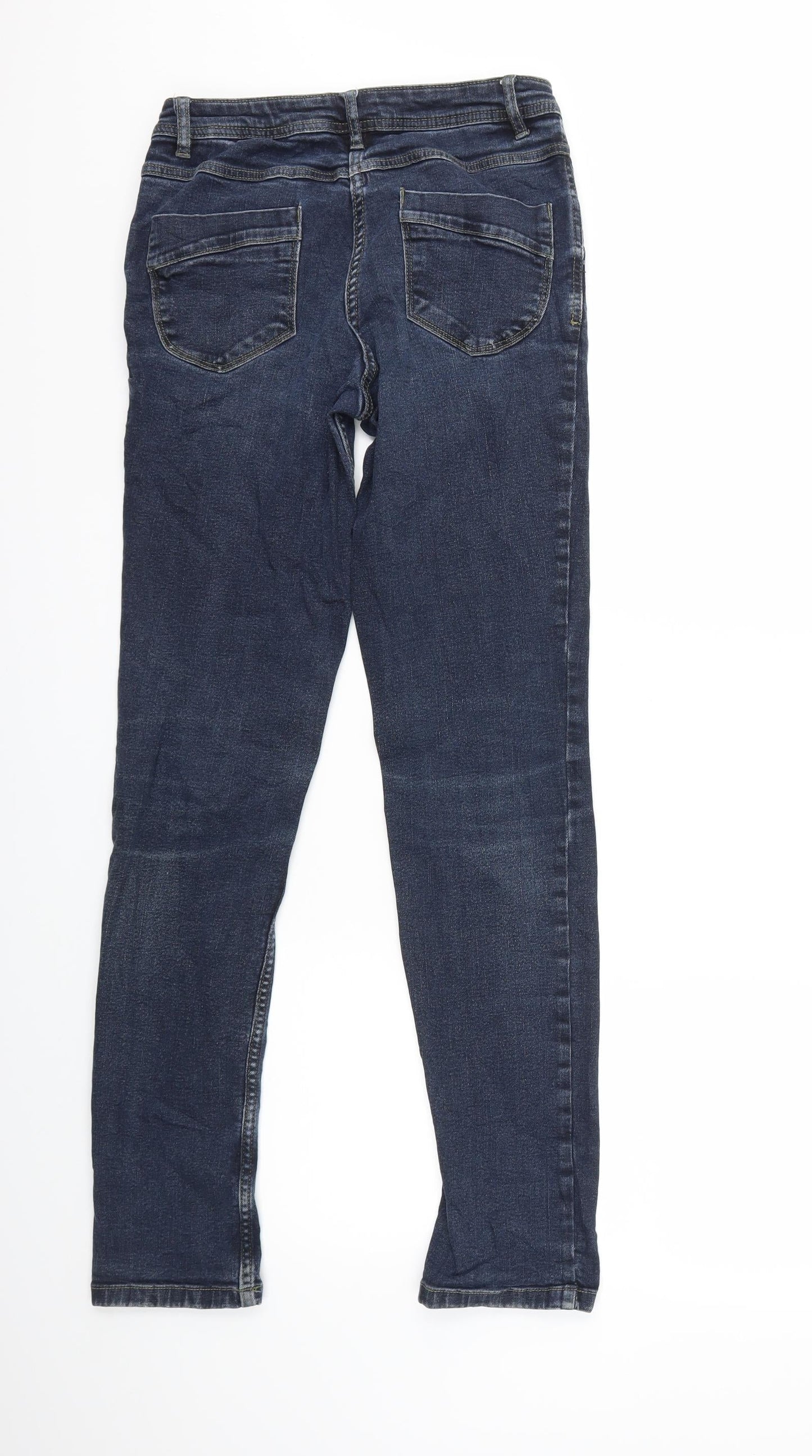 Up Fashion Womens Blue  Denim Skinny Jeans Size 10 L32 in