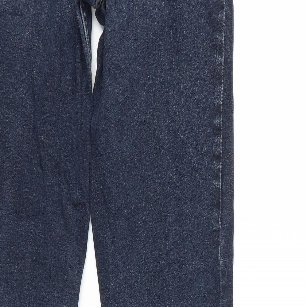 Up Fashion Womens Blue  Denim Skinny Jeans Size 10 L32 in