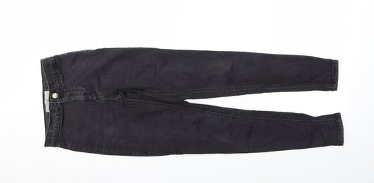 Topshop Womens Black  Denim Skinny Jeans Size 26 in L32 in