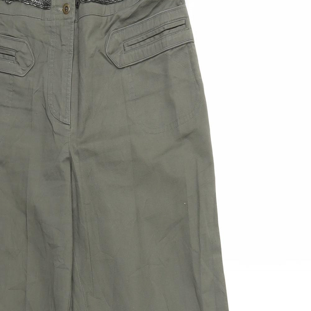 Bonita Womens Green   Trousers  Size 8 L25 in