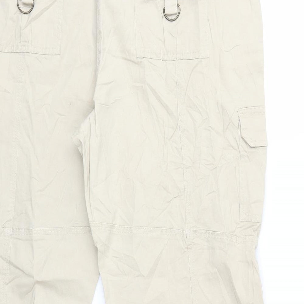 Preworn Womens Beige   Cargo Trousers Size 39 in L25 in