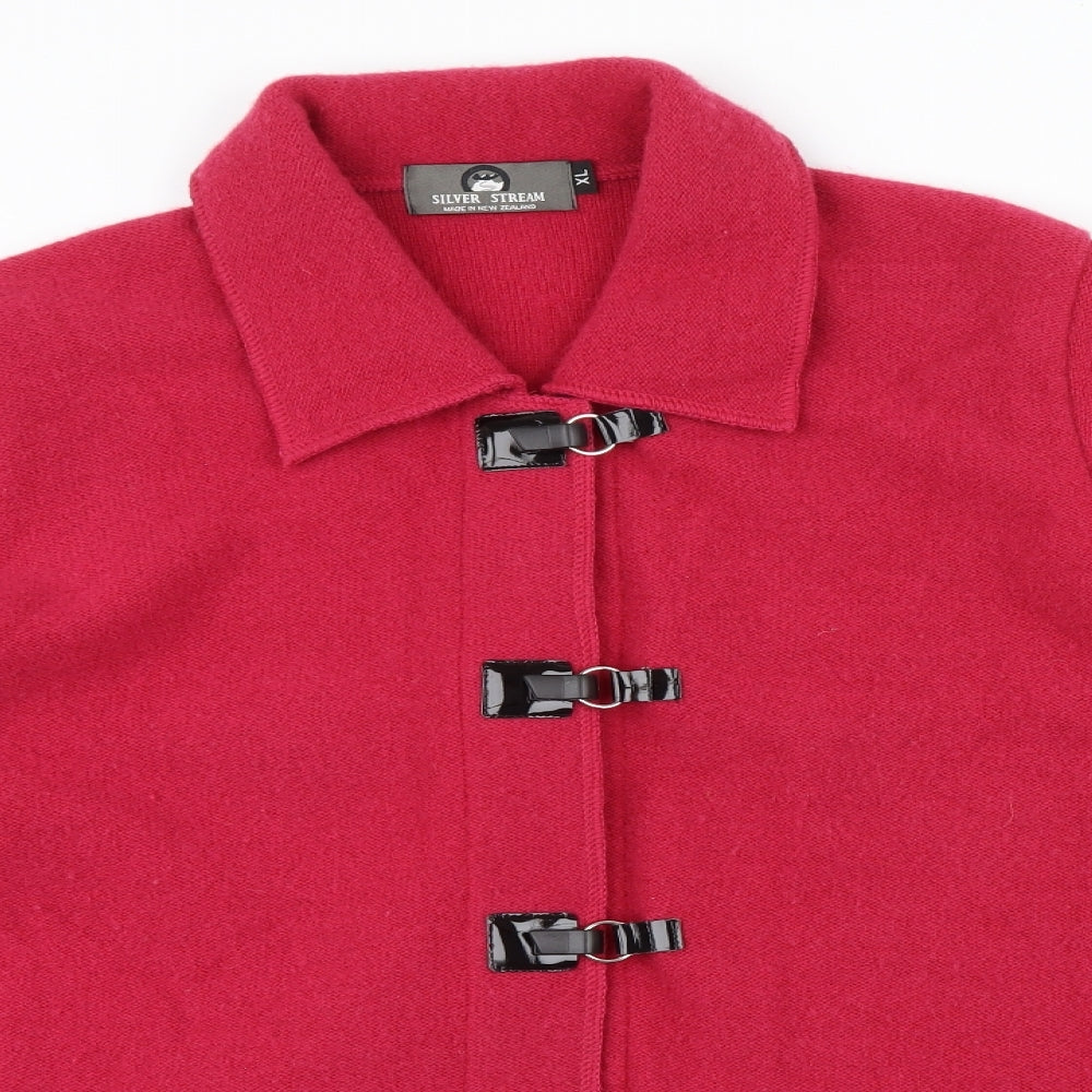 silver stream Womens Pink   Jacket  Size XL