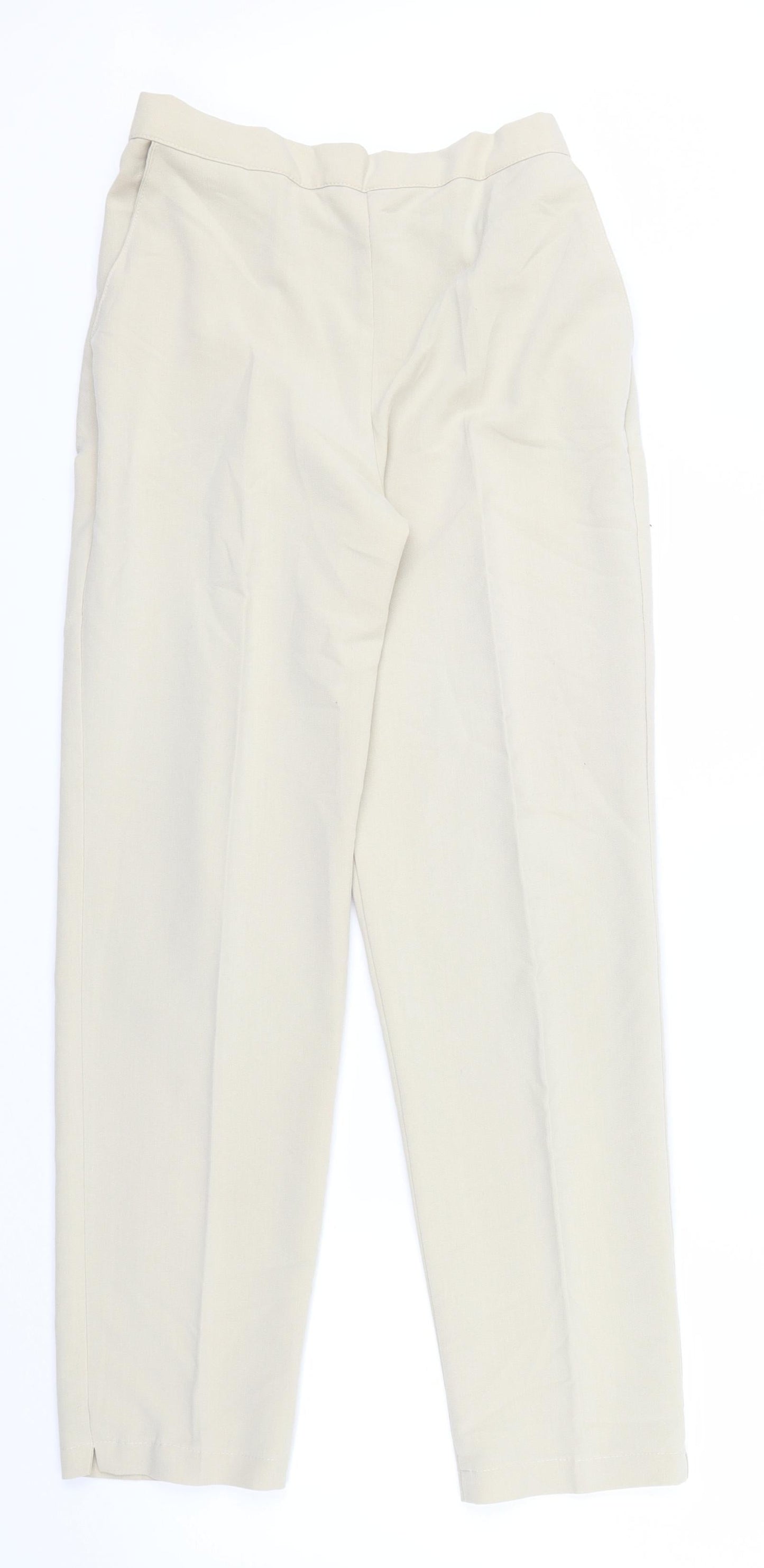 Preworn Womens Beige   Trousers  Size 10 L28 in